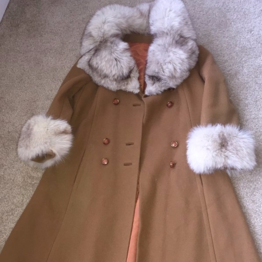 Woman's Fur & Wool Coat